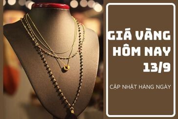 Giá vàng hôm nay 13/9: Biến động nhẹ sau khi tăng 1%
