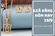 Giá vàng hôm nay 15/9: Biến động nhẹ sau khi phục hồi mạnh trở lại