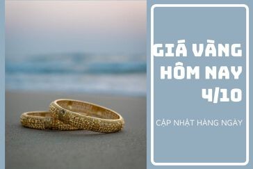 Giá vàng hôm nay 4/10: Biến động nhẹ sau khi tăng vào hôm đầu tuần