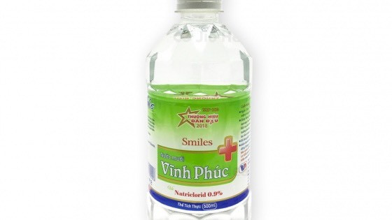 Thu hồi toàn quốc đối với nước muối Vĩnh Phúc