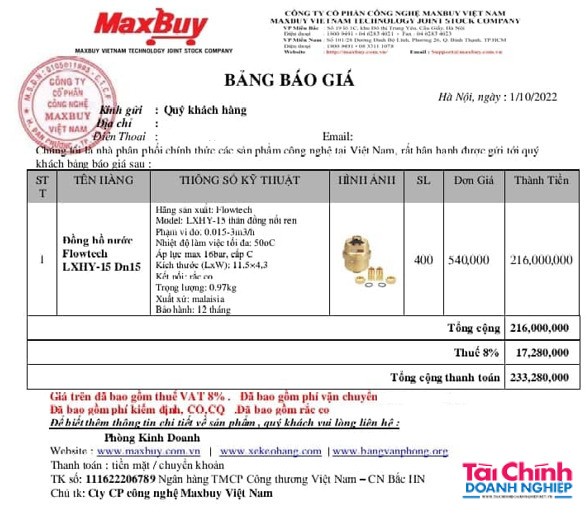 CTCP cấp nước Thủ Đức: Từ bị phạt, truy thu thuế đến dấu hiệu chênh lệch giá trong mua sắm