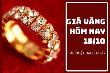 Giá vàng hôm nay 15/10: Biến động nhẹ trong phiên giao dịch cuối tuần