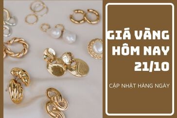 Giá vàng hôm nay 21/10: Biến động nhẹ sau khi phục hồi vào hôm trước