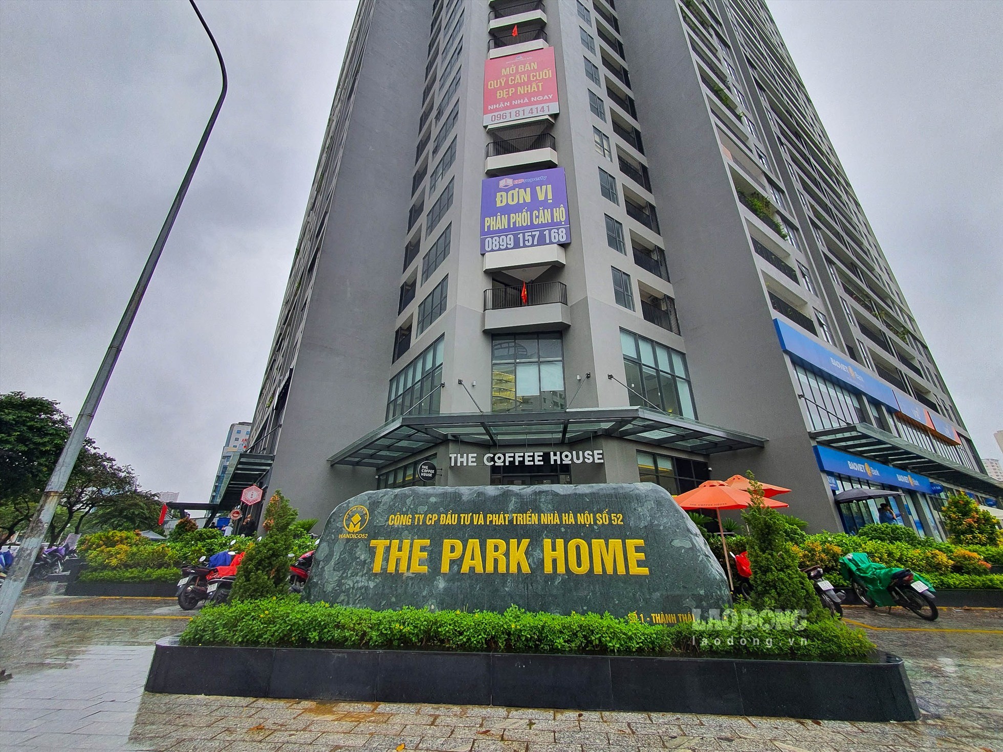 Công trình không phép chưa ai chịu trách nhiệm cạnh chung cư The Park Home