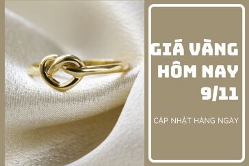 Giá vàng hôm nay 9/11: Biến động nhẹ sau khi giảm trong phiên trước