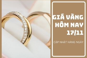 Giá vàng hôm nay 17/11: Biến động nhẹ sau khi tăng trong phiên trước