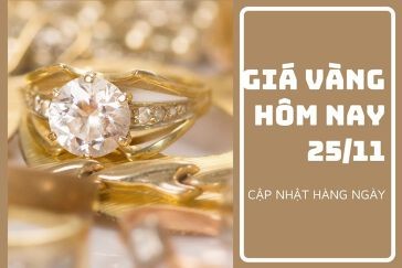 Giá vàng hôm nay 25/11: Biến động nhẹ sau khi tăng lên mức cao nhất một tuần