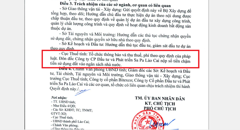 Biết gì về thương vụ Bitexco chuyển nhượng dự án tại Lào Cai?