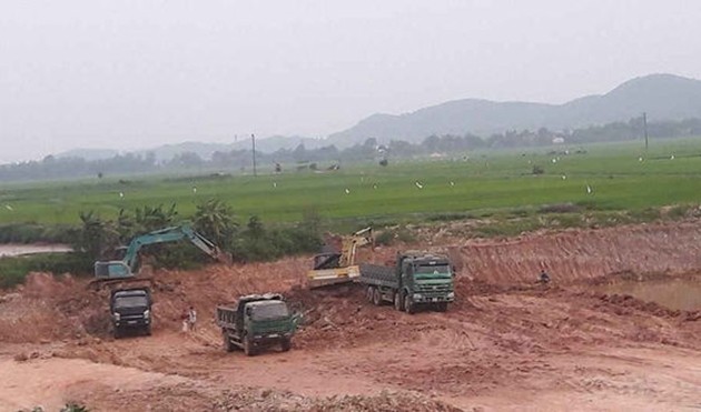 Vi phạm trong quản lý đất đai tại xã Yên Lư