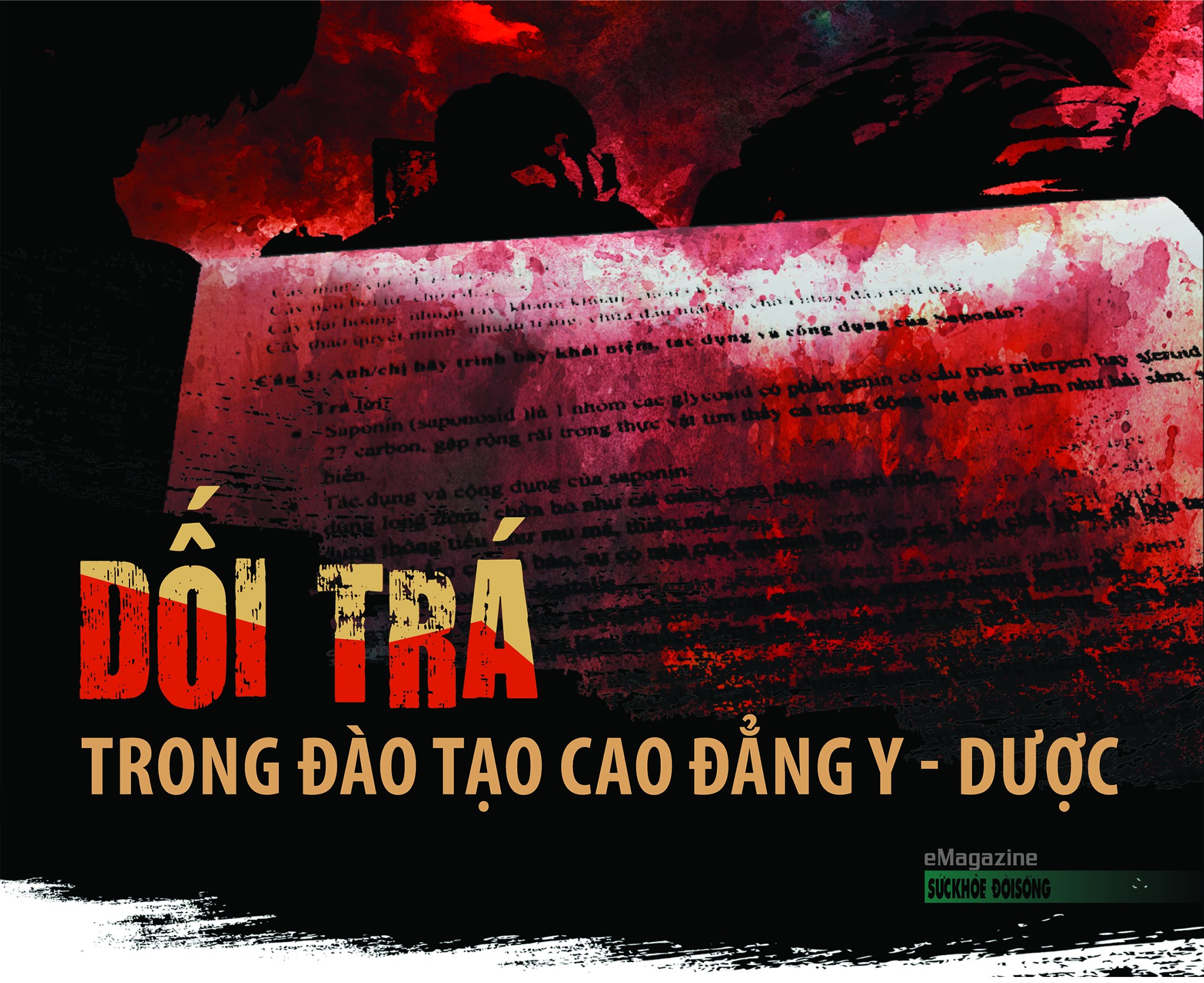 Xe ôm thi hộ tốt nghiệp, cán bộ đưa tài liệu cho thí sinh chép