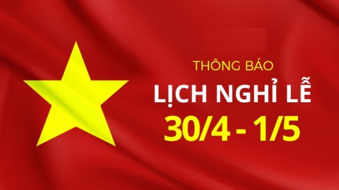 Người lao động được nghỉ 5 ngày liên tục dịp 30/4-1/5