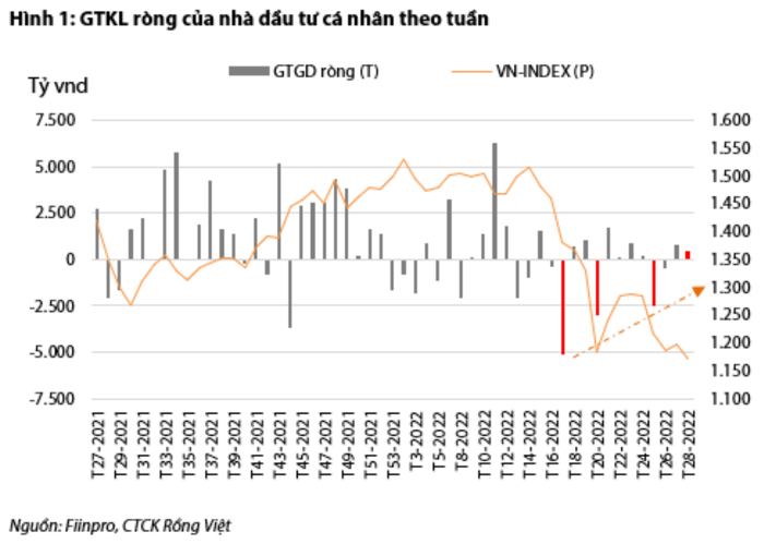 Các nhà đầu tư cá nhân đã bắt đầu "ngưng bán" trên thị trường chứng khoán