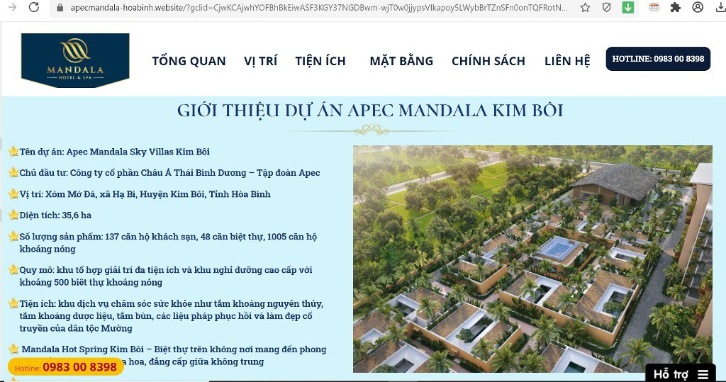 UBND tỉnh Hòa Bình chỉ đạo làm rõ thông tin "Tập đoàn Apec có lừa dối khách hàng?"