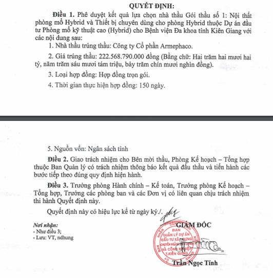 Kiên Giang: Gói thầu thiết bị y tế có đang bị “thổi giá”?