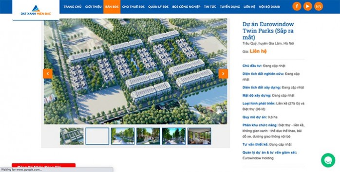 Đất xanh Miền Bắc “bán lúa non” tại dự án Twin Parks Gia Lâm?