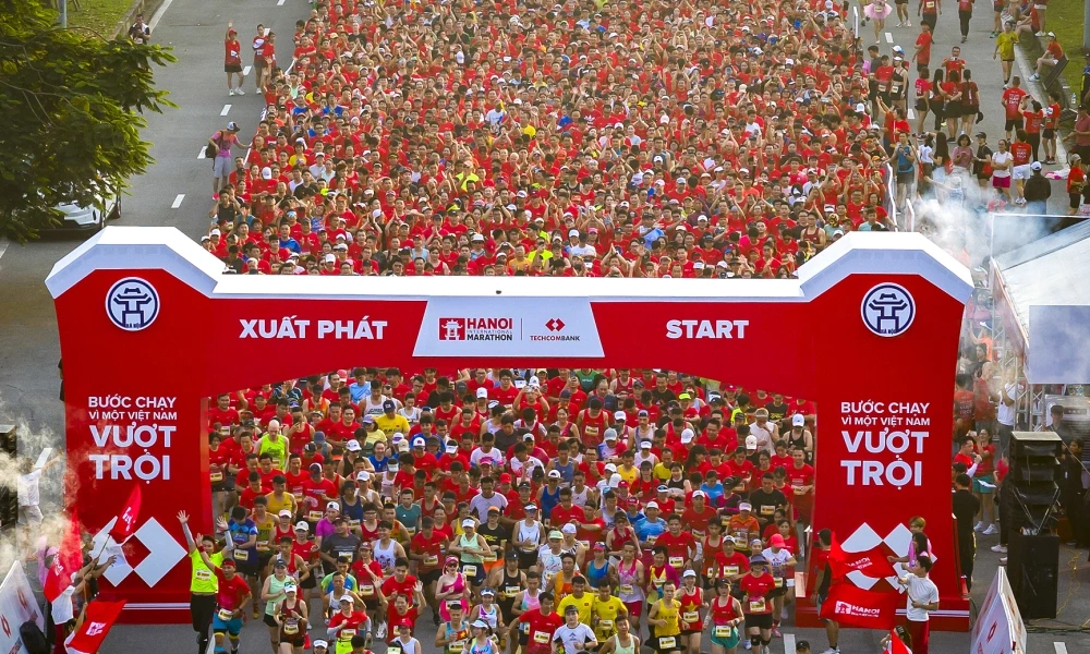 Dấu ấn của giải Marathon Quốc tế Hà Nội Techcombank mùa 4