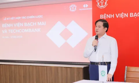 Bệnh viện Bạch Mai và Techcombank hợp tác xây dựng hệ sinh thái tài chính y tế hiện đại, nâng cao hiệu quả vận hành và trải nghiệm người bệnh