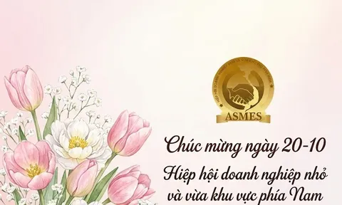 LỜI CHÚC MỪNG NGÀY PHỤ NỮ VIỆT NAM 20/10 TỪ HỘI DOANH NGHIỆP NHỎ VÀ VỪA KHU VỰC PHÍA NAM
