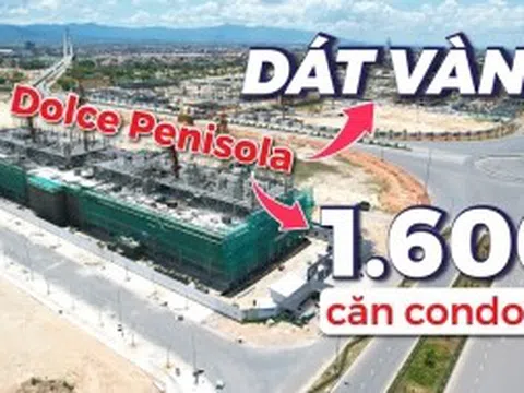 Từng bị “tuýt còi” vì huy động vốn trái phép, dự án dát vàng Dolce Penisola giờ ra sao?