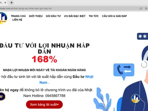 Bất động sản Nhật Nam: Rủi ro với các gói đầu tư thu lợi nhuận cao bất thường?