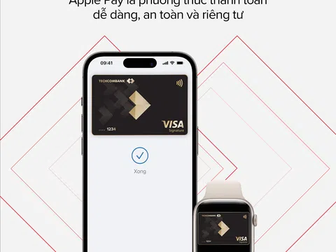 Ngân hàng Techcombank giới thiệu Apple Pay đến khách hàng