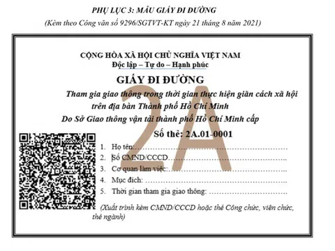 Đơn vị vận tải ở TP.HCM được cấp giấy đi đường như thế nào từ 23/8?