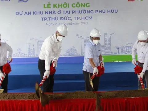 Phó Chủ tịch TP.HCM Lê Hòa Bình dự lễ khởi công dự án Armena của Khang Điền