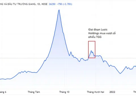 Louis Holdings mua chui hơn 1 triệu cổ phiếu TGG