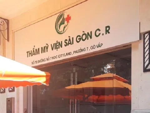 Phát hiện Thẩm mỹ viện Sài Gòn C.R hoạt động 'chui'