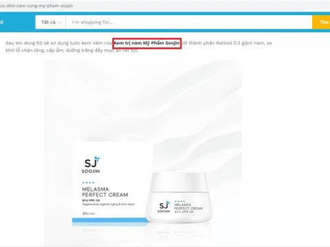 Sẽ kiểm tra việc quảng cáo của Công ty mỹ phẩm Soojin dễ gây nhầm lẫn