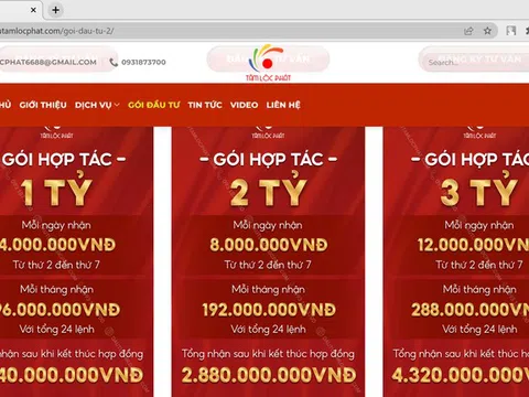 Tâm Lộc Phát: Nhà đầu tư cẩn trọng với lời mời gọi lợi nhuận 9,6%/tháng