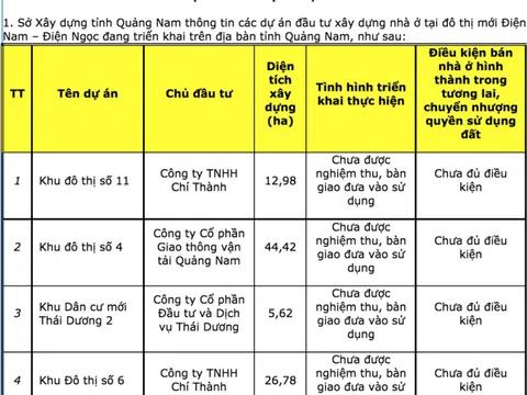 Dự án Khu đô thị số 11 Điện Nam - Điện Ngọc: Xuất hiện tranh chấp giữa Công ty Chí Thành và Dana Homeland