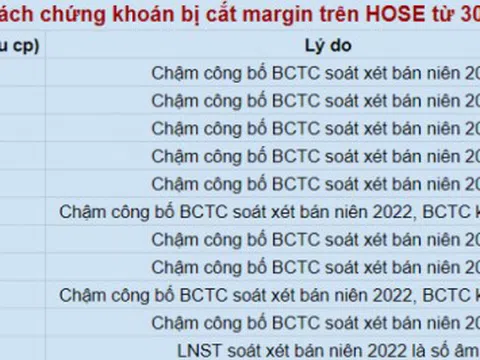 Cổ phiếu ART và KLF bị cắt margin từ ngày 31/8