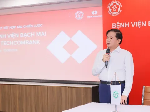 Bệnh viện Bạch Mai và Techcombank hợp tác xây dựng hệ sinh thái tài chính y tế hiện đại, nâng cao hiệu quả vận hành và trải nghiệm người bệnh