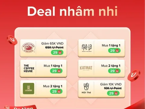 Techcombank OneU tung Mega Deal "Tuần lễ Tự hào", đổi loạt ưu đãi chỉ với 29 U-Point