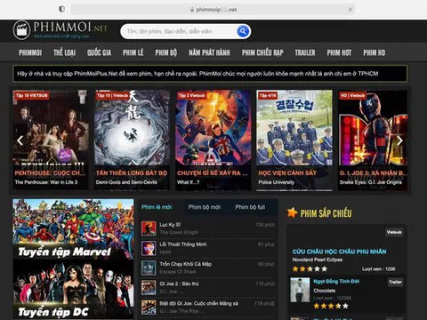 Xâm phạm quyền tác giả, chủ website phimmoi.net bị xử lý ra sao?