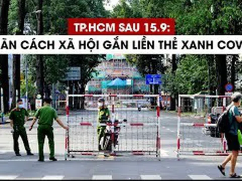 TP.HCM đề xuất sẽ giãn cách xã hội gắn liền thẻ xanh Covid-19 sau 15/9