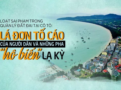 Loạt sai phạm trong quản lý đất đai tại Cô Tô