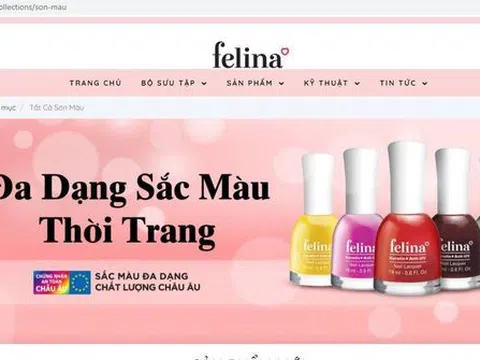 Thu hồi gấp sản phẩm sơn móng tay Felina của Công ty Vẻ đẹp Francia do chứa chất cấm