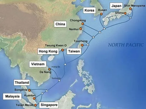 Chưa sửa xong cáp quang biển AAG lại thêm tuyến cáp APG gặp sự cố