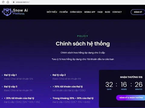 Cảnh báo đa cấp kiểu Ponzi, 'Robot AI'