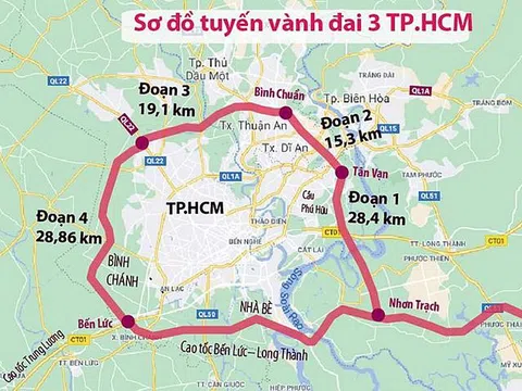 TP HCM: Đề xuất đấu giá quỹ đất dọc tuyến Vành đai 3