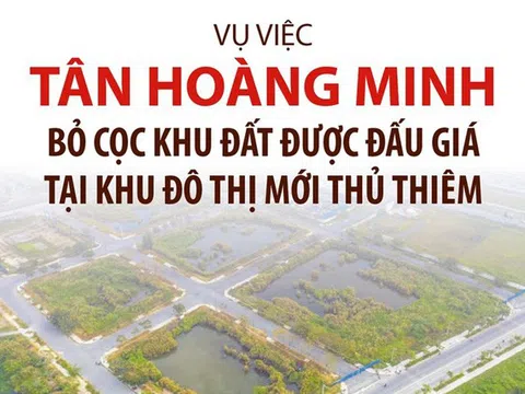 Toàn cảnh vụ Tân Hoàng Minh 'bỏ cọc' tại Thủ Thiêm