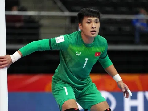 Hồ Văn Ý xếp thứ 10 ở hạng mục thủ môn futsal hay nhất thế giới