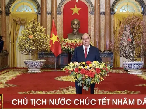 Chủ tịch nước Nguyễn Xuân Phúc chúc Tết Nhâm Dần 2022