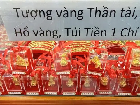 Giá vàng SJC tiếp tục lao dốc sát ngày Thần Tài