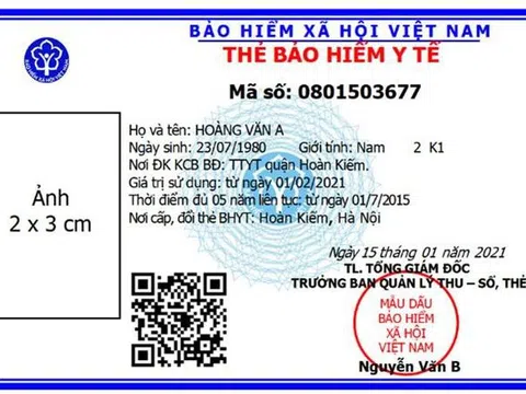 Ngày 11-2, TPHCM cấp thẻ Bảo hiểm y tế mẫu mới, trường hợp nào phải đổi thẻ cũ?