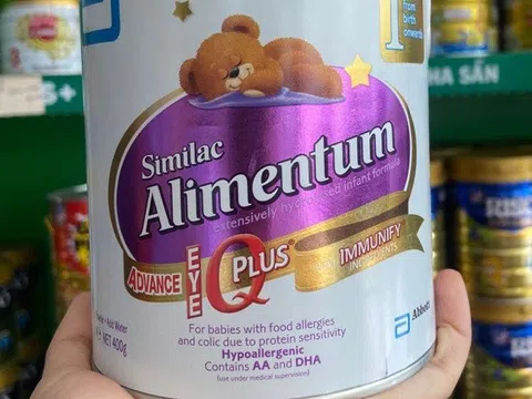 Abbott thu hồi sữa bột Alimentum nghi nhiễm khuẩn