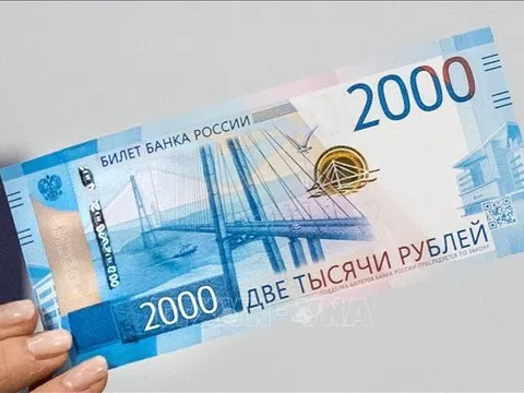 Đồng ruble Nga chạm đỉnh trong vòng 2 năm so với euro