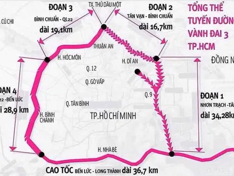 Bồi thường dự án Vành đai 3 TPHCM: Đất nông nghiệp cao nhất 8 triệu đồng/m2, đất ở 40 triệu đồng/m2